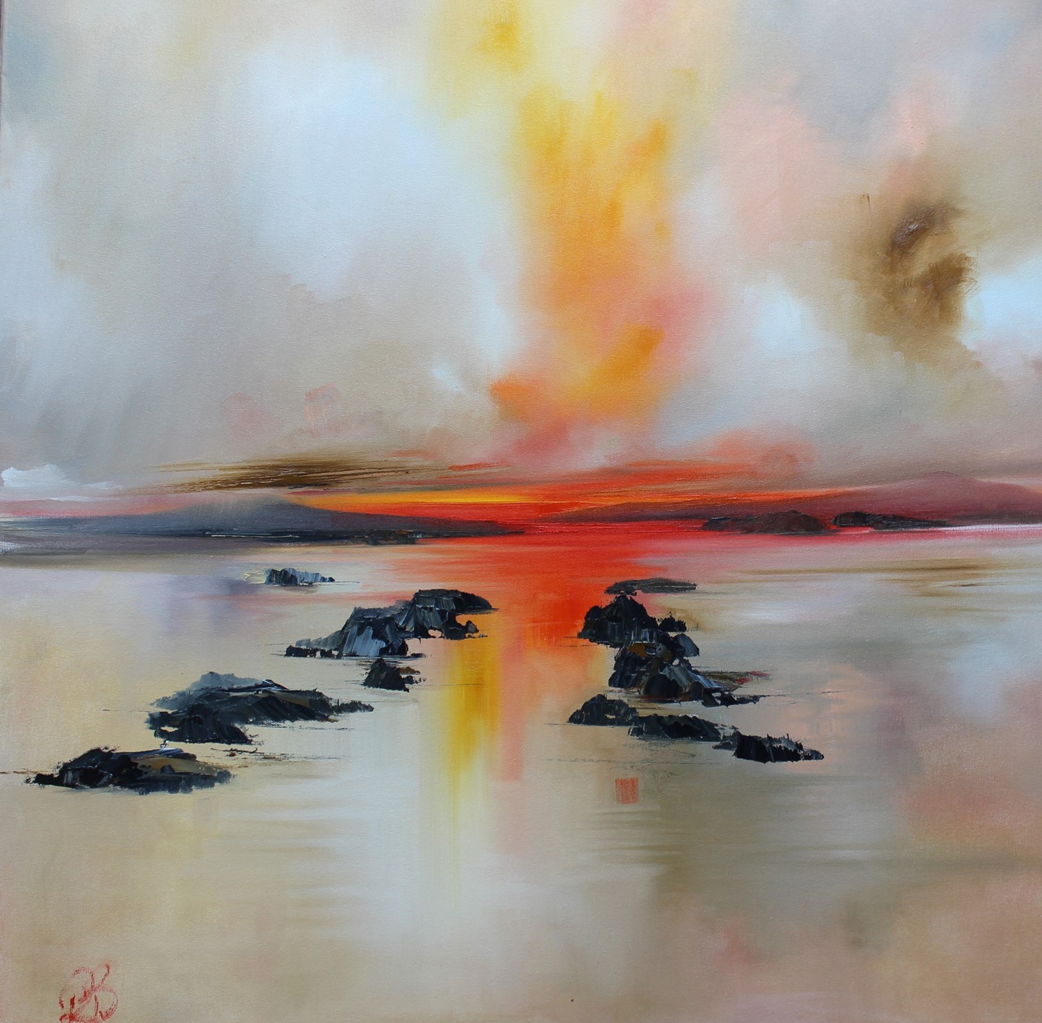 'Misty Sunset' by artist Rosanne Barr